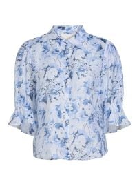 Women\'s Heirloom Petals Fiona Shirt - Navy Multi - at Saks Fifth Avenue