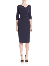 Women\'s Jackie O Three-Quarter Sleeve Dress - Cobalt - at Saks Fifth Avenue