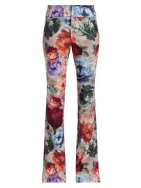 Women\'s Janis Floral Cropped Boot-Cut Pants - Storm Floral - at Saks Fifth Avenue