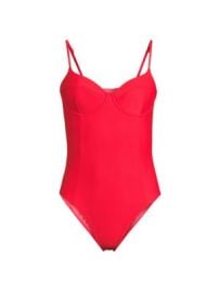 Women\'s Jayda Bustier One-Piece Swimsuit - Flame - at Saks Fifth Avenue