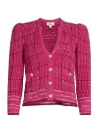 Women\'s Jenni Plunge Cardigan - Pink Multi - at Saks Fifth Avenue