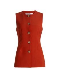 Women\'s Jessup Tailored Vest - Carnelian Red - at Saks Fifth Avenue