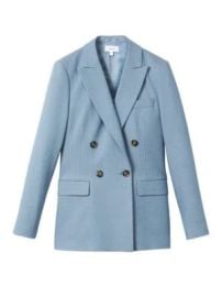 Women\'s June Double-Breasted Blazer - Blue - at Saks Fifth Avenue