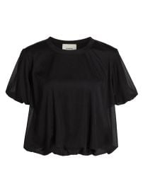 Women\'s Just A Pinch Victoria Blouson Blouse - Black - at Saks Fifth Avenue