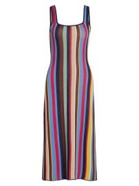 Women\'s Katie Market Stripe Midi-Dress - Market Stripe - at Saks Fifth Avenue