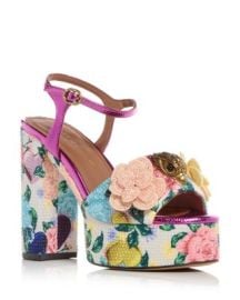 Women\'s Kensington Embellished Platform Sandals at Bloomingdales