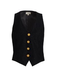Women\'s Kino Bonded Lace Vest - Black - at Saks Fifth Avenue