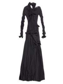 Women\'s Knot Gown - Black - at Saks Fifth Avenue