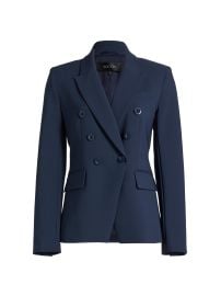 Women\'s Kyle Double-Breasted Blazer - Navy - at Saks Fifth Avenue