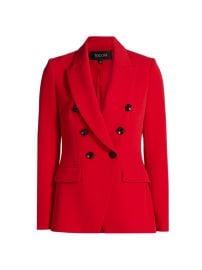 Women\'s Kylie Double-Breasted Blazer - Jet - at Saks Fifth Avenue