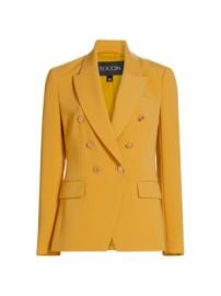 Women\'s Kylie Double-Breasted Cutaway Blazer - Marigold - at Saks Fifth Avenue