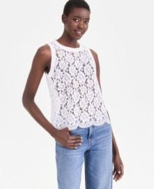 Women\'s Lace Sleeveless Top, Macy\'s Exclusive at Macys