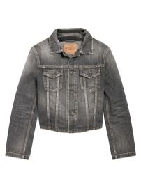 Women\'s Lace-Up Jacket - Grey - at Saks Fifth Avenue