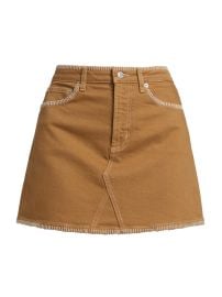 Women\'s Laurel Twill Miniskirt - Safari Embroidered - at Saks Fifth Avenue