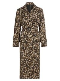 Women\'s Leo Relaxed Trench Coat - Beige Multi - at Saks Fifth Avenue