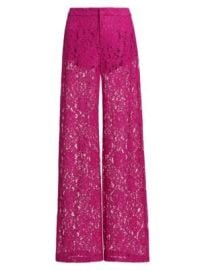 Women\'s Livvy Lace Trousers - Light Ruby - at Saks Fifth Avenue