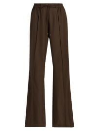 Women\'s Luna Obi Silk Track Pants - Chocolate - at Saks Fifth Avenue