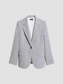 Women\'s Lynnia Stretch Wool Blazer - Grey Multi - at Saks Fifth Avenue