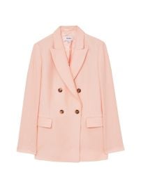Women\'s Magda Double-Breasted Blazer - Pink - at Saks Fifth Avenue