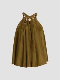 Women\'s Mahon Silk Blouse - Olive - at Saks Fifth Avenue