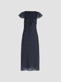 Women\'s Marcella Bias-Cut Slipdress - Midnight Polka Dot - at Saks Fifth Avenue
