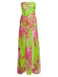 Women\'s Marisol Dress - Lime Anthurium - at Saks Fifth Avenue