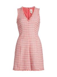 Women\'s Matilda Tweed Dress - Sugar Coral Multi - at Saks Fifth Avenue