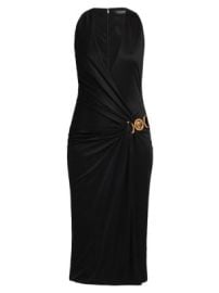 Women\'s Medusa Icon Cocktail Midi-Dress - Black - at Saks Fifth Avenue