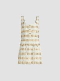 Women\'s Michaela Tweed Mini Dress - Ivory Tweed - at Saks Fifth Avenue