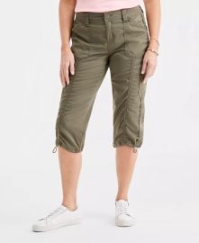 Women\'s Mid-Rise Cargo Capri Pants, Exclusively at Macy\'s at Macys