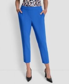 Women\'s Mid-Rise Straight-Leg Ankle Pants at Macys