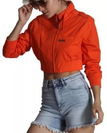 Women\'s Mini Cropped Racer Jacket at Macys