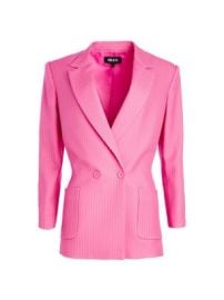 Women\'s Natasha Blazer - Pink White Stripe - at Saks Fifth Avenue