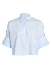 Women\'s Next Ex Poplin Cropped Shirt at Saks Fifth Avenue