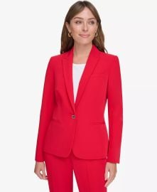 Women\'s One-Button Blazer and Sloane Slim-Leg Ankle Pants at Macys