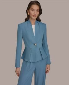 Women\'s One-Button Peplum Jacket, Regular & Petite at Macys
