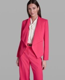 Women\'s Open-Front Collared Jacket at Macys