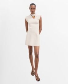 Women\'s Perkins Collar Flared Knit Dress at Macys