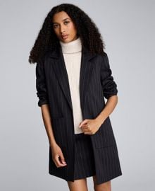 Women\'s Pinstripe Patch Pocket Jacket at Macys