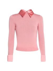 Women\'s Porla Collared Wool Sweater - Oxblood - at Saks Fifth Avenue