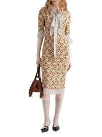 Women\'s Printed Georgette Dress - at Saks Fifth Avenue