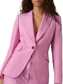 Women\'s Raine One-Button Blazer - Pink - at Saks Fifth Avenue