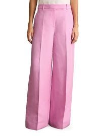 Women\'s Raine Wide-Leg Trousers - Pink - at Saks Fifth Avenue