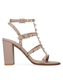 Women\'s Rockstud Ankle Strap Sandals 90 MM at Saks Fifth Avenue