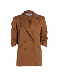 Women\'s Rupert Double-Breasted Jacket - Whisky - at Saks Fifth Avenue