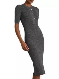 Women\'s Sandy Wool Sweater Dress - Grey - at Saks Fifth Avenue