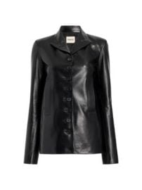 Women\'s Saraphina Leather Jacket - Black - at Saks Fifth Avenue