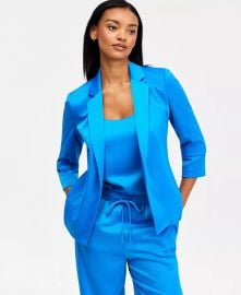 Women\'s Satin Jacket, Scoop-Neck Cami & Pull-On Pants, Macy\'s Exclusive at Macys