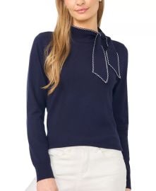 Women\'s Scarf Tie Neck Sweater at Macys