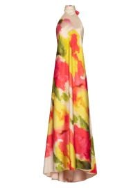 Women\'s Sherry Floral Silk Maxi Dress - Spring Bloom - at Saks Fifth Avenue